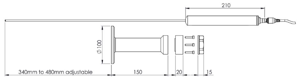 Zeichnung Rotor Temperaturmessung Messumfomer