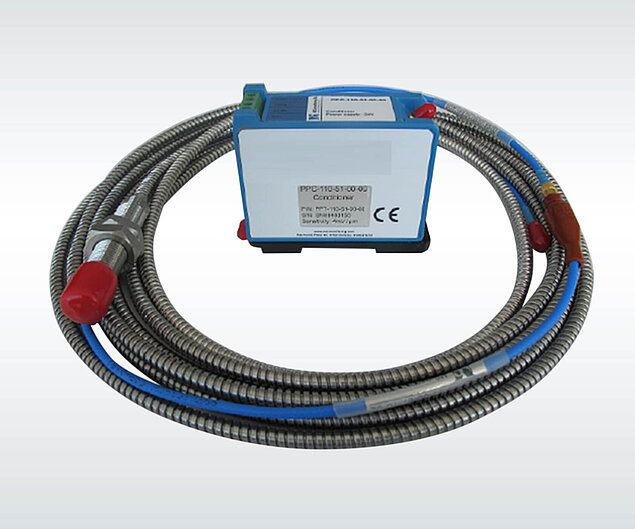 Wellenschwingungssensor mit Leitung und Proximitor