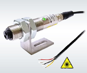 Sensor für die optische Messung der Drehzahl mit Laser