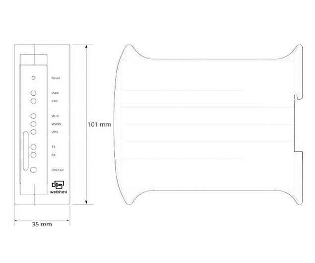 Seitenansicht Avibia WebHMI